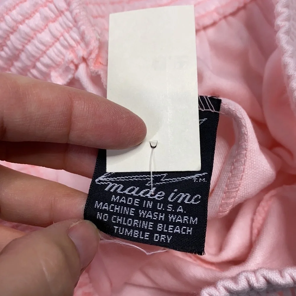 Prange Way Made INC Deadstock Pink Stretch High Waisted Shorts NWT Size Large - Picture 4 of 8